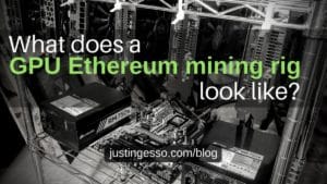What does a GPU Ehtereum mining rig look like